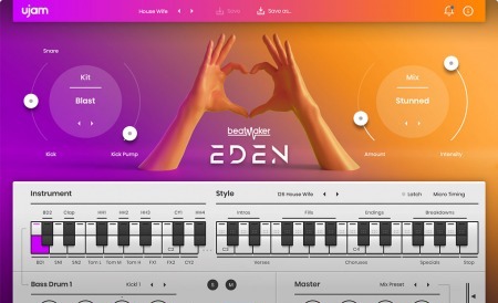 uJAM beatMaker EDEN v2.1.0 / v2.1.2 + LiBRARY WiN MacOSX